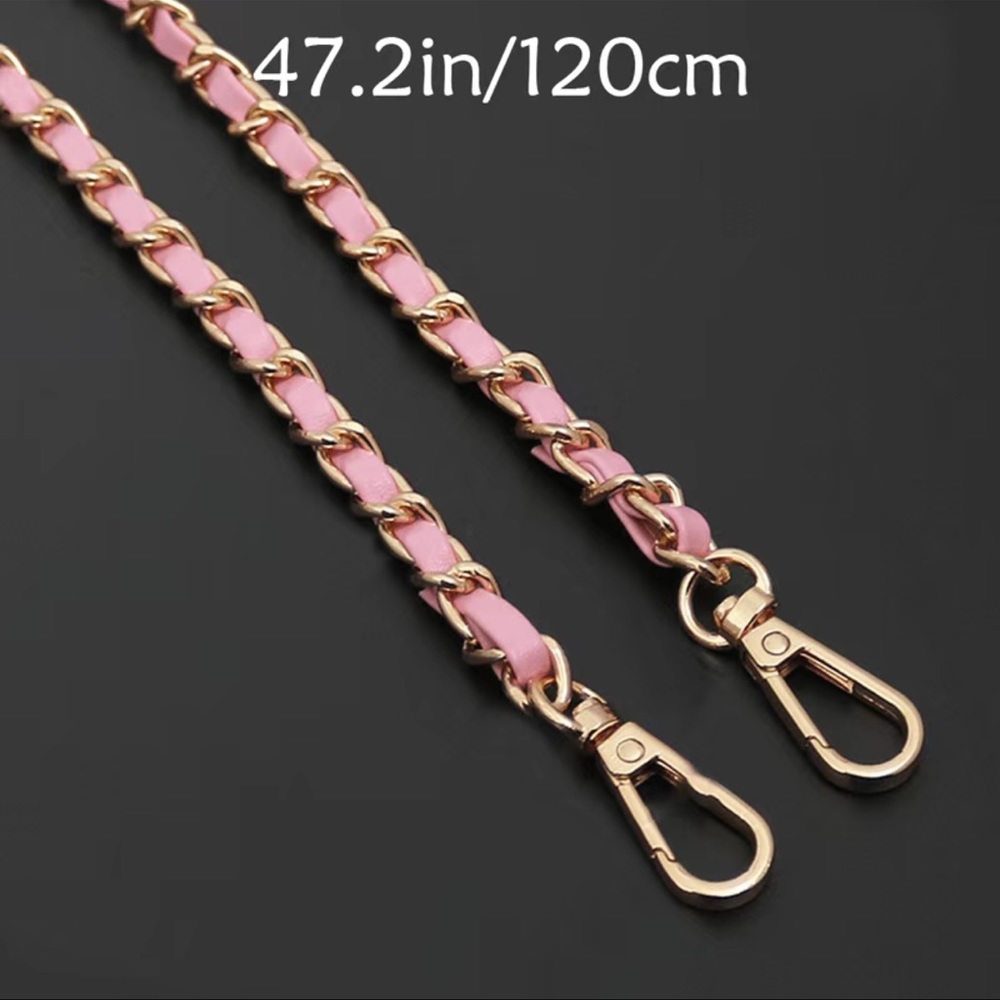Light Pink & Gold Crossbody Chain